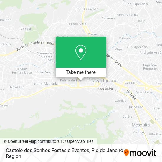 Castelo dos Sonhos Festas e Eventos map