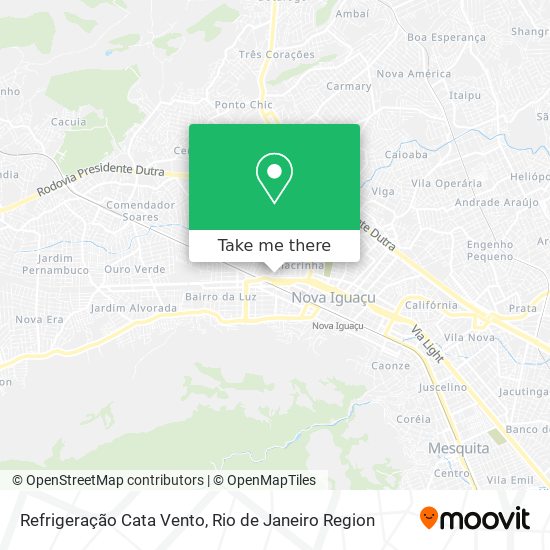 Refrigeração Cata Vento map