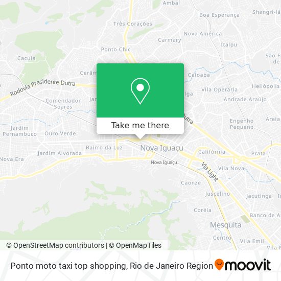 Ponto moto taxi top shopping map