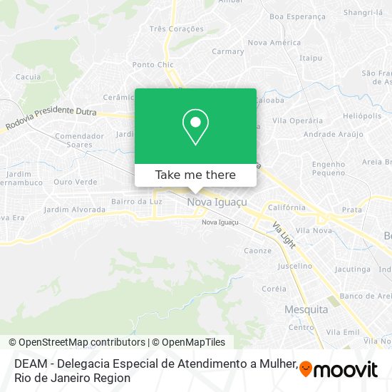 DEAM - Delegacia Especial de Atendimento a Mulher map