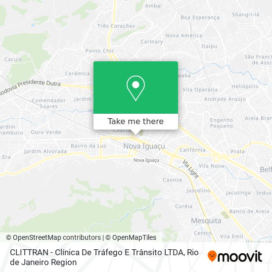 CLITTRAN - Clínica De Tráfego E Trânsito LTDA map