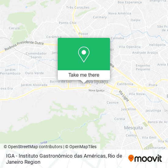 IGA - Instituto Gastronômico das Américas map