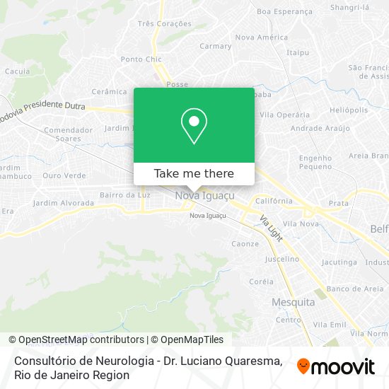 Consultório de Neurologia - Dr. Luciano Quaresma map