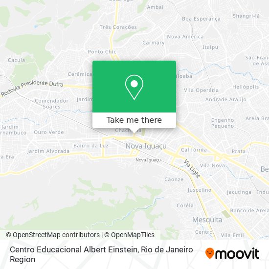 Mapa Centro Educacional Albert Einstein