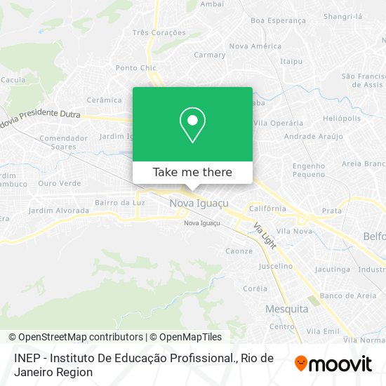 INEP - Instituto De Educação Profissional. map