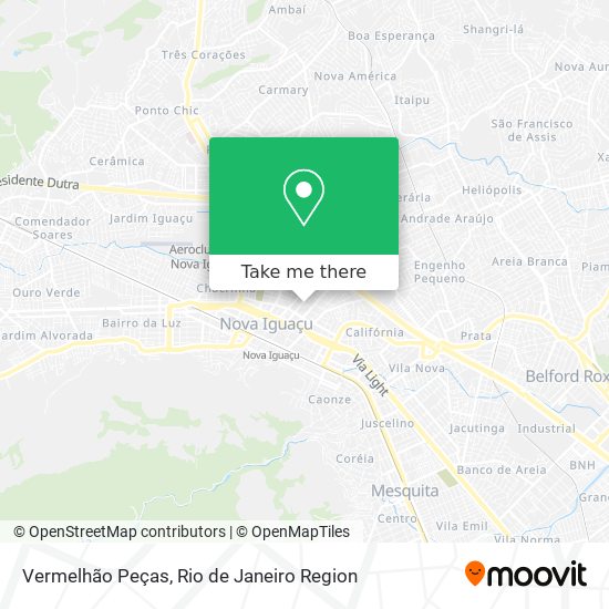 Vermelhão Peças map