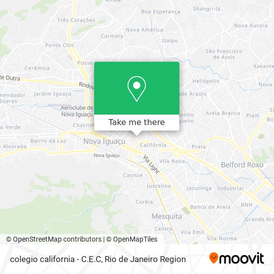 Mapa colegio california - C.E.C