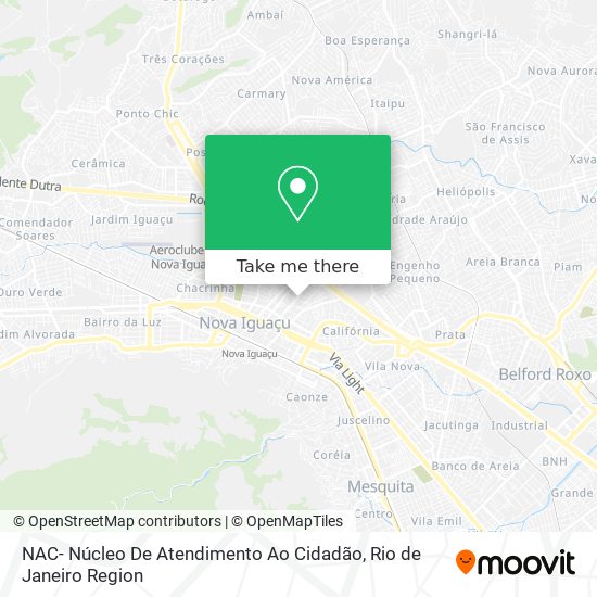 NAC- Núcleo De Atendimento Ao Cidadão map