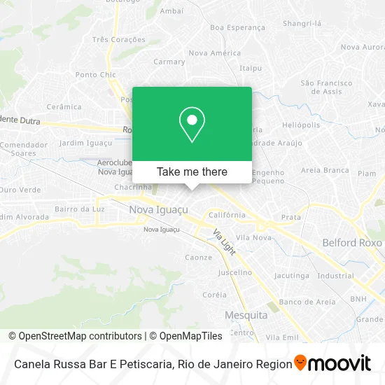 Canela Russa Bar E Petiscaria map