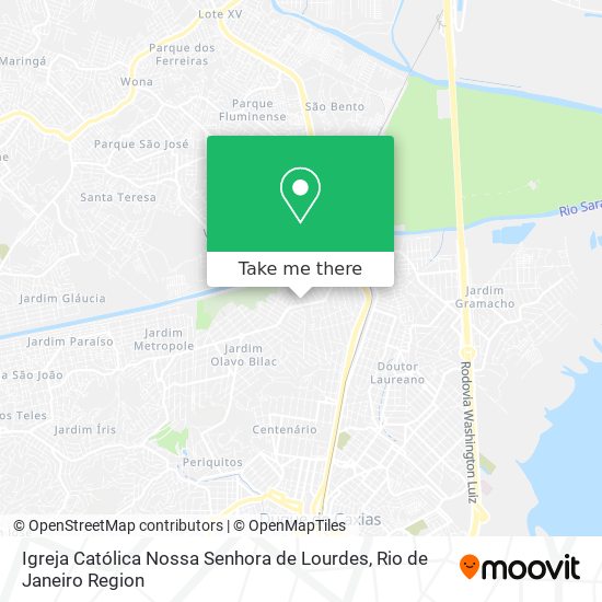 Igreja Católica Nossa Senhora de Lourdes map
