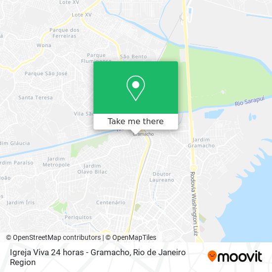 Igreja Viva 24 horas - Gramacho map