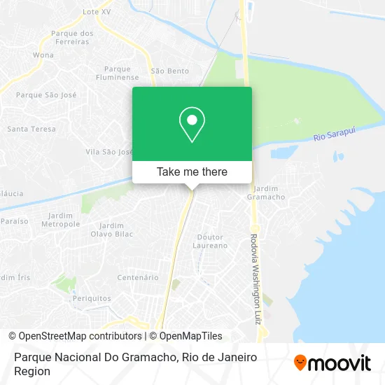 Parque Nacional Do Gramacho map