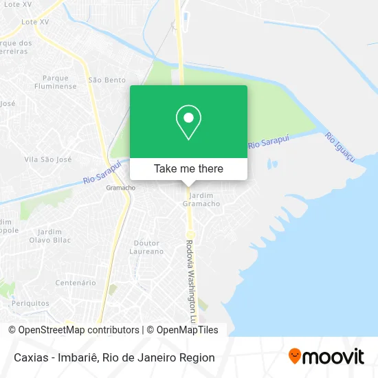 Caxias - Imbariê map