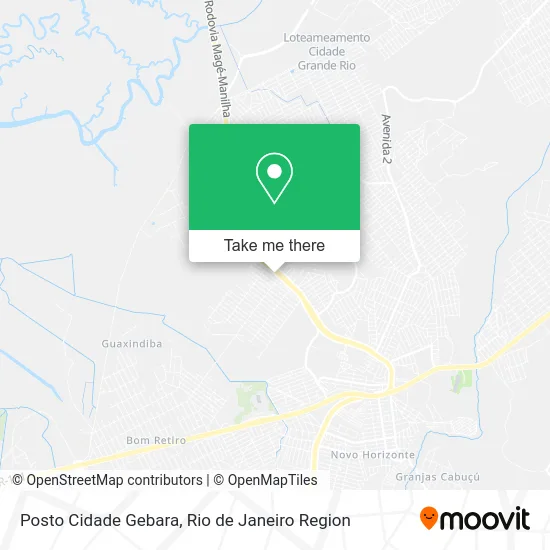 Posto Cidade Gebara map