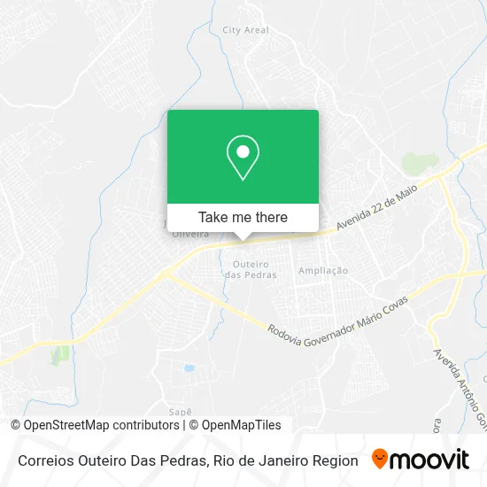 Correios Outeiro Das Pedras map