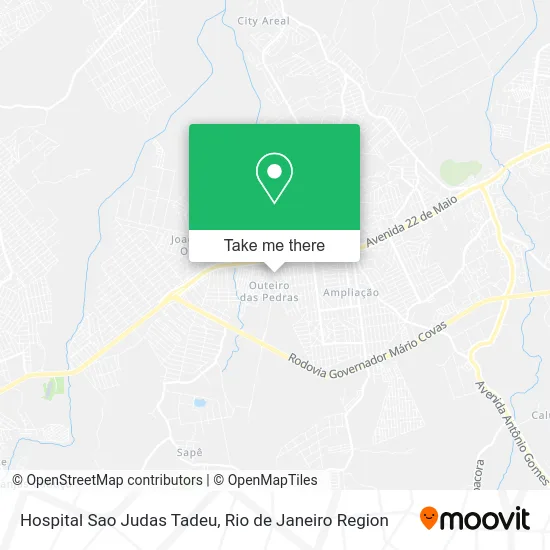 Hospital Sao Judas Tadeu map