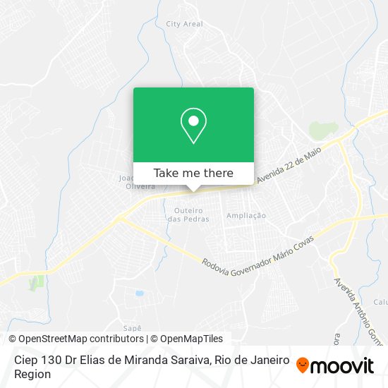 Mapa Ciep 130 Dr Elias de Miranda Saraiva