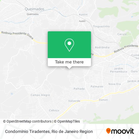 Condomínio Tiradentes map