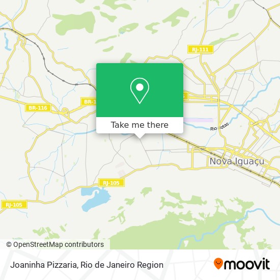 Joaninha Pizzaria map