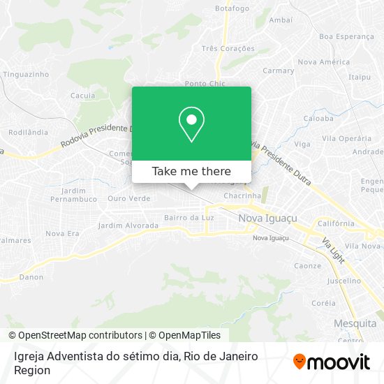 Igreja Adventista do sétimo dia map