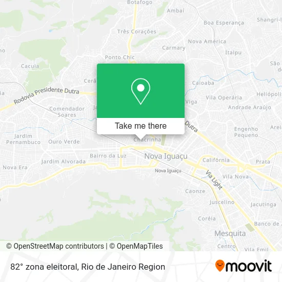 82° zona eleitoral map