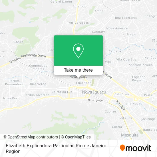 Elizabeth Explicadora Particular map