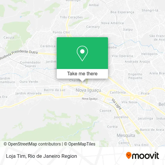 Loja Tim map