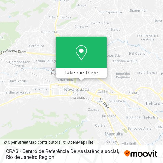 Mapa CRAS - Centro de Referência De Assistência social