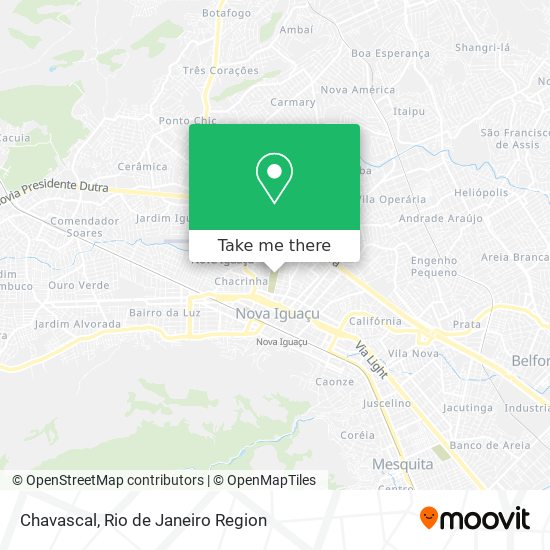 Chavascal map