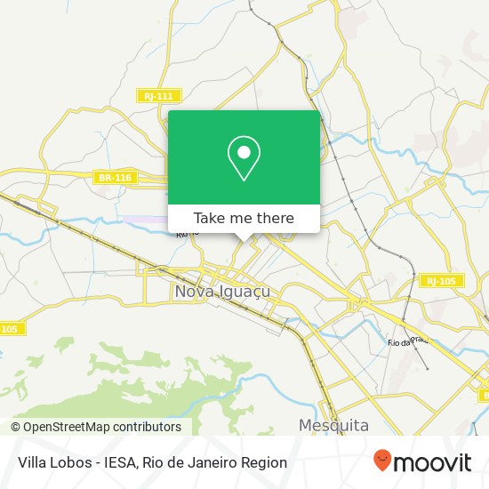 Mapa Villa Lobos - IESA