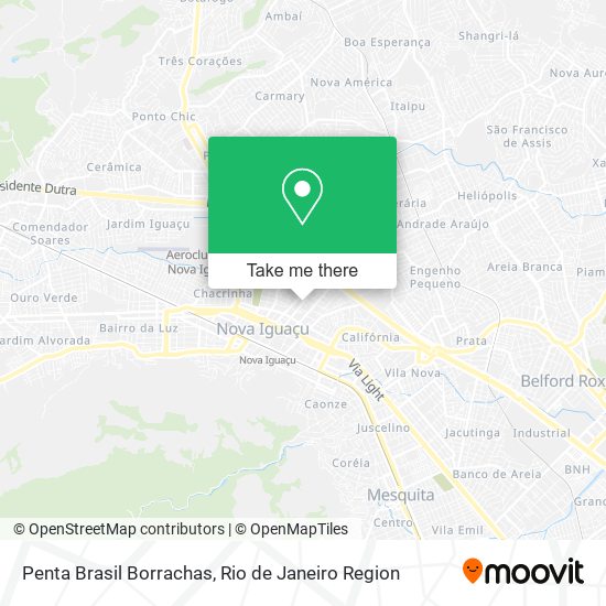 Penta Brasil Borrachas map