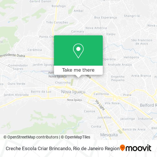 Creche Escola Criar Brincando map