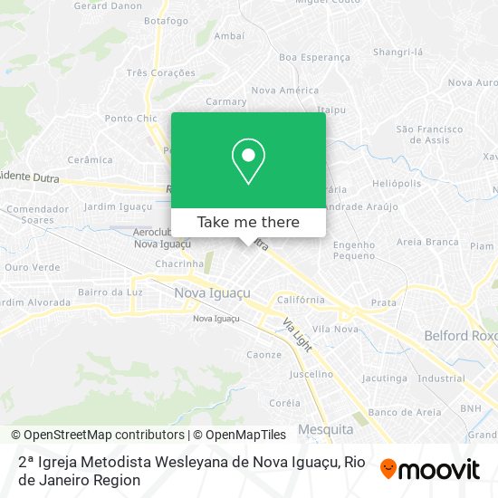 2ª Igreja Metodista Wesleyana de Nova Iguaçu map
