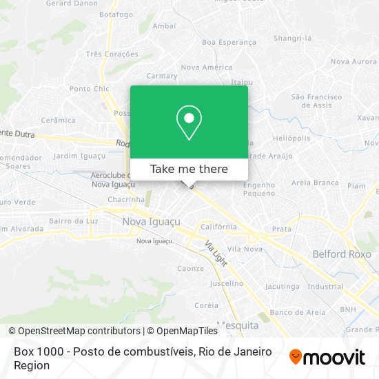 Box 1000 - Posto de combustíveis map