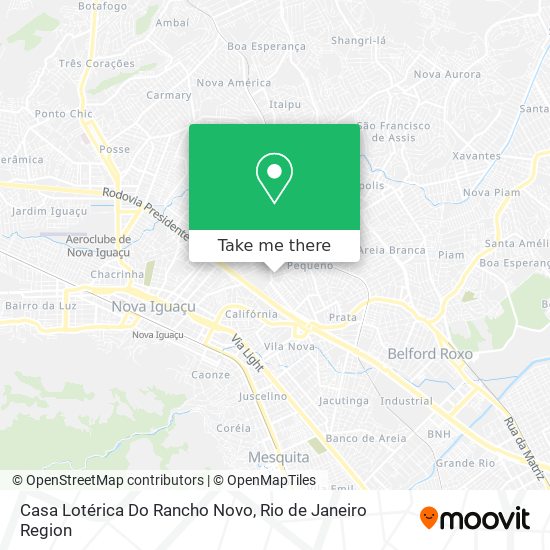 Casa Lotérica Do Rancho Novo map