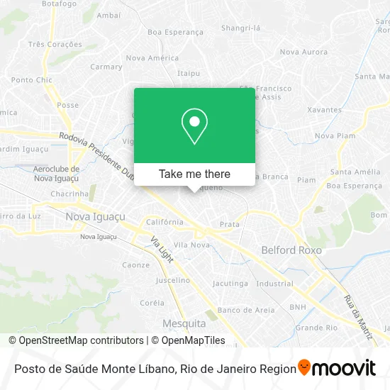Posto de Saúde Monte Líbano map