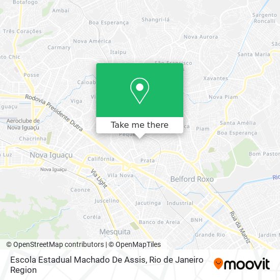 Mapa Escola Estadual Machado De Assis