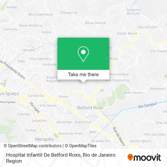 Hospital Infantil De Belford Roxo map
