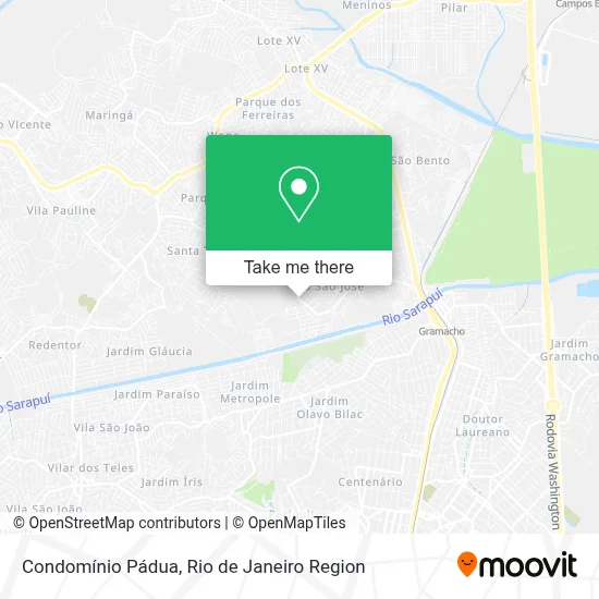 Condomínio Pádua map