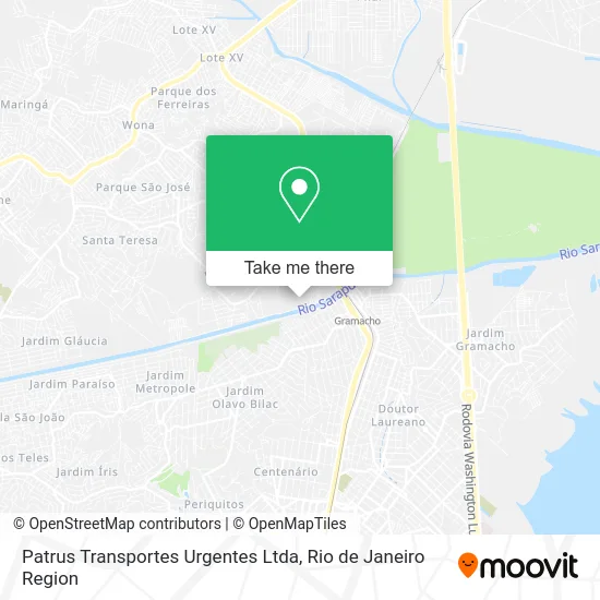 Patrus Transportes Urgentes Ltda map
