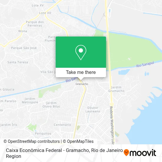 Caixa Econômica Federal - Gramacho map