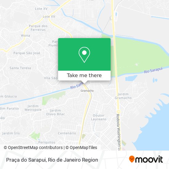 Mapa Praça do Sarapui