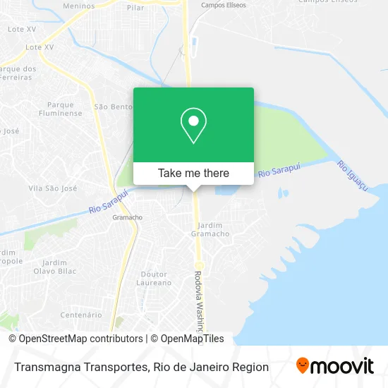 Transmagna Transportes map