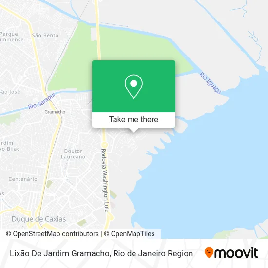 Lixão De Jardim Gramacho map