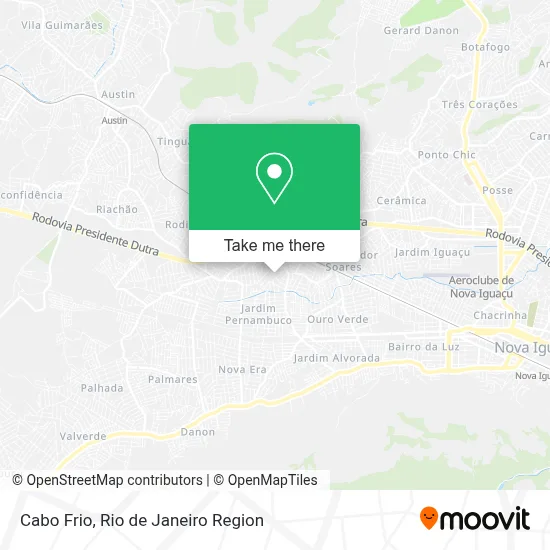 Cabo Frio map