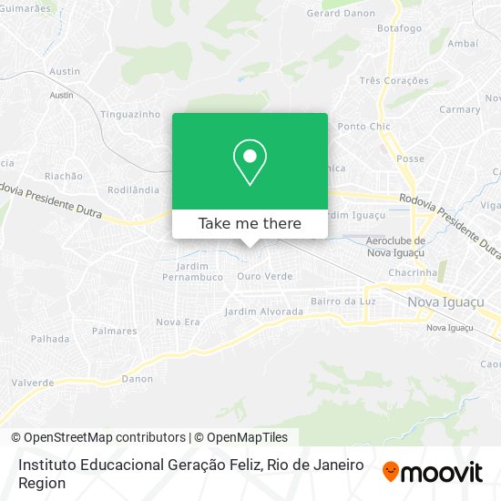 Instituto Educacional Geração Feliz map