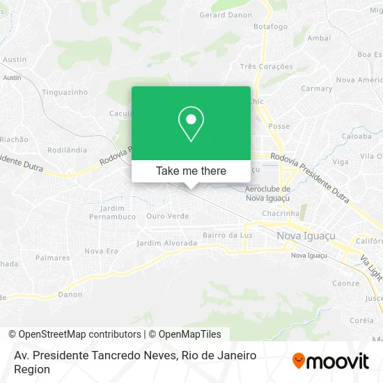 Av. Presidente Tancredo Neves map