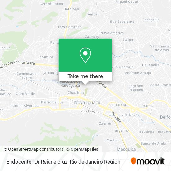 Endocenter Dr.Rejane cruz map
