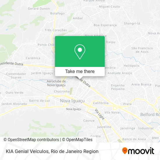 KIA Genial Veículos map