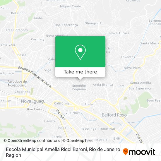 Escola Municipal Amélia Ricci Baroni map